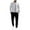 White, variant on Sweatsuits for Men 2 Piece Hoodless Tracksuit Sets Full Zip Jacket Sweatpants Dressy Casual Jogging Suits Sportswear (XL, White)