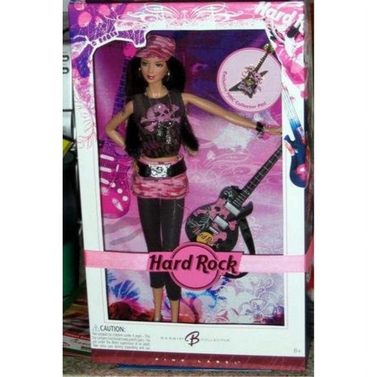 Hard Rock Cafe Barbie Doll Number 6 Gold Label 2008 Mattel Hard Rock Cafe Barbie Doll Number 6 Gold Label 2008 Mattel