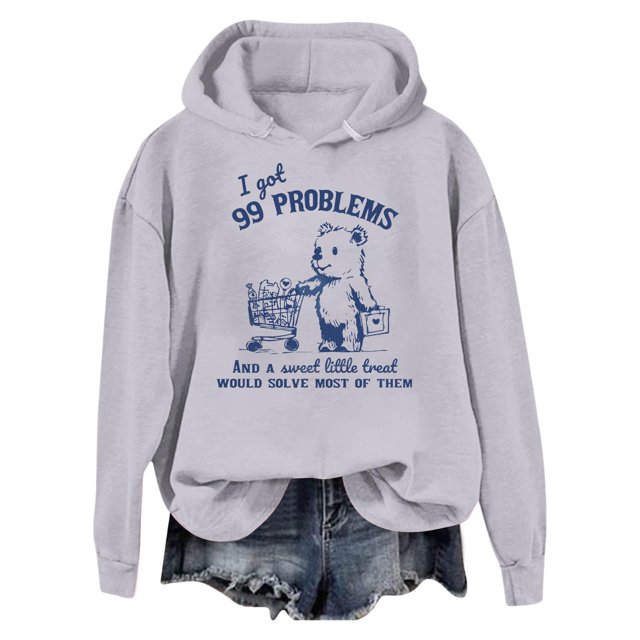Wyzesi Chandails en Molleton d'Automne pour Femmes Mode Graphique Sweat à Capuche Imprimé Lettre Décontracté Coupe Ample