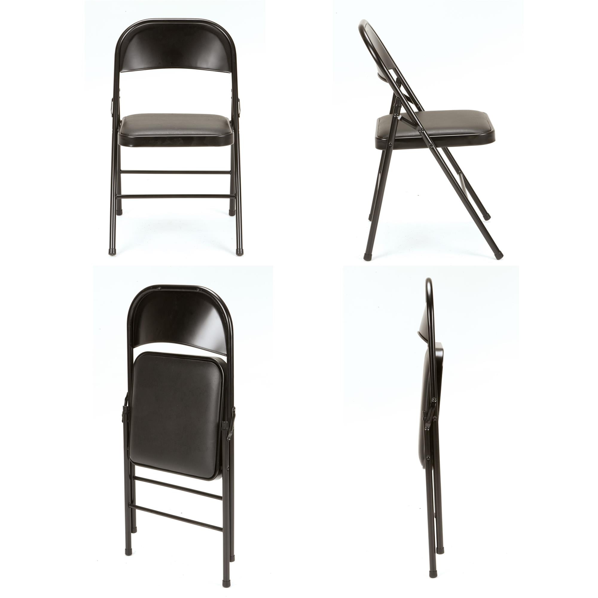 Mainstays steel folding chair size 17.95 inch x 18.3 inch x 30.03 inch new arrivals