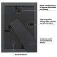 thumbnail image 6 of Americanflat 4x6 Picture Frame with Shatter-Resistant Glass Bamboo Style Molding Elegant Gallery Frames - Gold, 6 of 9