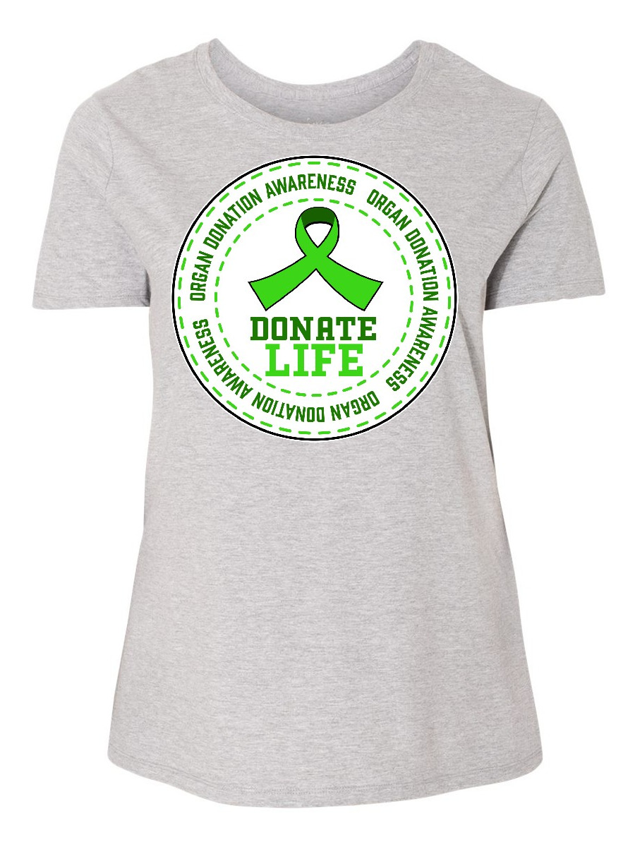 INKtastic Donate Donation Awareness Women's Plus Size T