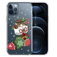 thumbnail image 1 of WIRESTER Transparent Soft Gel TPU Clear Case Slim Protective Cover for Apple iPhone 12 Pro Max 6.7" 2020, Kitten In Christmas Stocking, 1 of 3