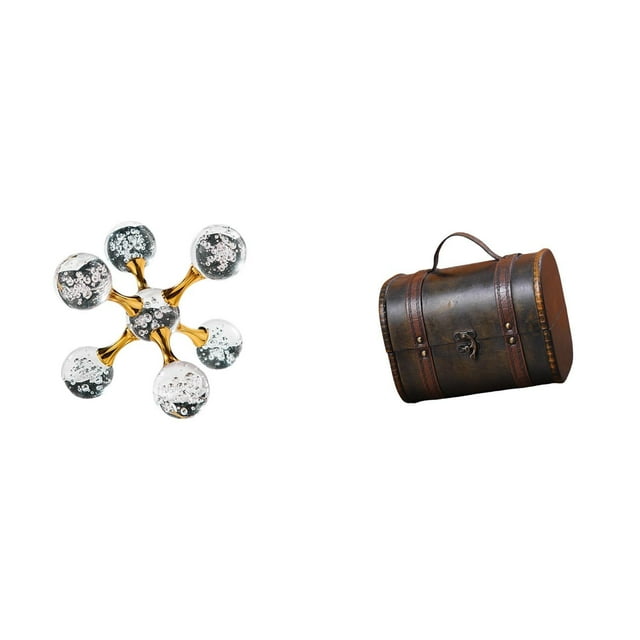 Figura de escritorio,Figura esférica para escritorio,oficina o decoración del hogar,Estante decorativo de escritorio con figuritas para decoración del hogar,Estuche organizador de