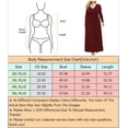 thumbnail image 4 of Cuteduck Women's Plus Size Casual Long Sleeve Dress V neck Loose Maxi Dress with Pockets 2XL-5XL, 4 of 4