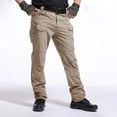 thumbnail image 2 of Men 6 Pocket Cargo Pants Light Regular Stretch Fit UPF50+ Outdoor Daily Pants S-XXL（  1 piece）, 2 of 10