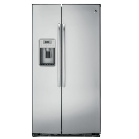 GE Appliances PZS22MSKSS 36 Inch Freestanding Counter Depth Side by Side Refrigerator Stainless