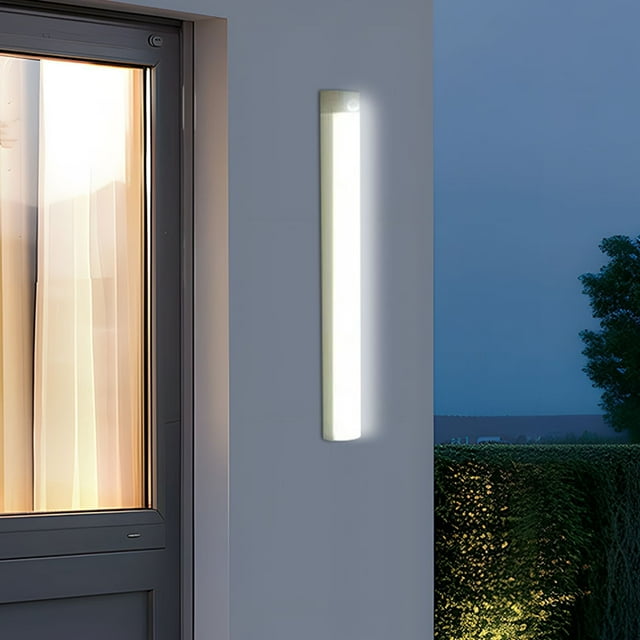 BotaniNest Smart Wireless Motion Sensor Night Light With USB Rechargeable Battery For Bedroom Hallway Stairs Closet Kitchen Bathroom Cabinet