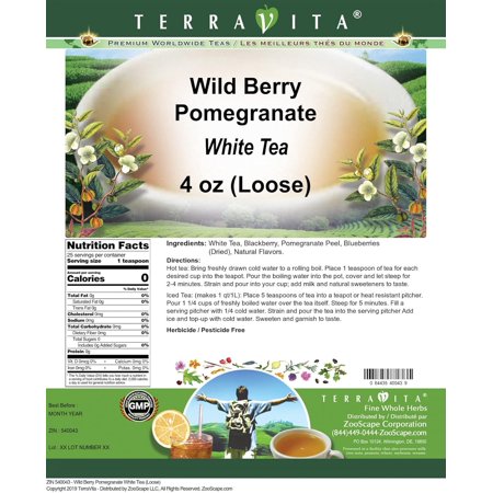 Wild Berry White Tea (Loose) (4 oz, ZIN: 540043)