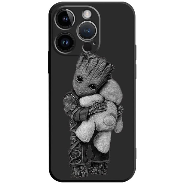 Marvel Groot-Funda de silicona para iPhone, Funda para iPhone SE 14 Plus 7 8 6S 11 XR XS X 12 Mini 13 Pro Max 14Pro 13pro 8 + 7 + 7plus Fivean unisex