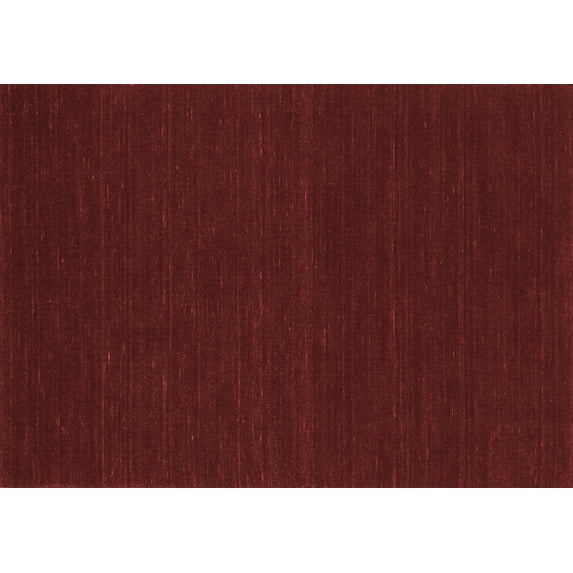 Ahgly Company Indoor Rectangle Abstract Red Contemporary Area Rugs, 8' x 12'