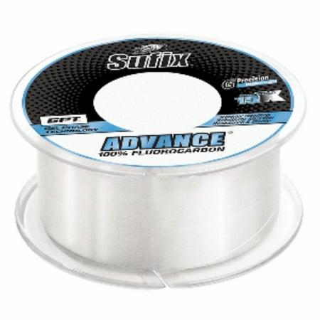 UPC: 0024777711105 | Sufix 679-006C Advance Fluorocarbon Fishing Line 6lb 200yd .008 Clear
