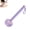 Purple, variant on Mugwort Back Massage Hammer – Handheld Fabric Tapping Tool, Traditional Meridian Style Self Massage Device for Back Muscle and Deep Tissue Relaxation, Portable Daily Care Accessory