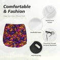 thumbnail image 6 of Fotbe Skull Womens High Waist Running Shorts Athletic Workout Quick Dry Shorts for Women with Pockets Gym Yoga Summer Shorts-XX-Large, 6 of 9