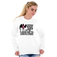 thumbnail image 4 of Check Those Humps Lumps Pink Camel Women Plus Size Crewneck Sweatshirt Brisco Brands 2X, 4 of 5