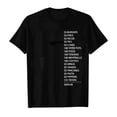 thumbnail image 4 of VNKIDY Women's T-Shirt Letter Graphic Short Sleeve Tees Crewneck Casual Soft Lightweight Top For Daily Outdoor Wear Classic Top, 4 of 4
