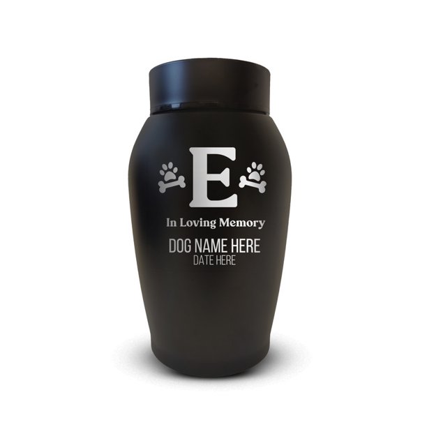 PERSONALIZED Pet Memorial Urn Engraved Stainless Steel Urn for Dog Ashes with Airtight Seal