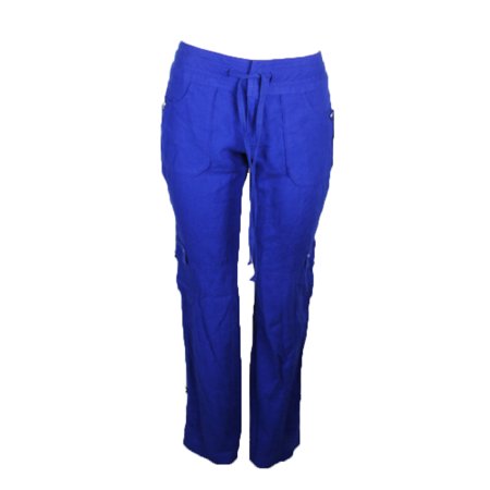 Inc International Concepts Goddess Blue Roll-Tab Cargo Pants 10