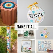 Cricut Maker 3 Machine + Tools & Rainbow Smart Vinyl Bundle - Premium DIY Cutter for Crafts & Vinyl Projects
