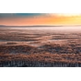 thumbnail image 2 of Nihashi, Susumu 18x13 Gold Ornate Wood Framed with Double Matting Museum Art Print Titled - Dawn, 2 of 4
