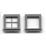 HO 28"x26" 4 Pane Single Sash Window (4)