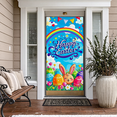 thumbnail image 6 of Colorful Easter Themed Banner with Rainbow Bunny and Eggs Party Decoration Backdrop Background for Easter Party Celebrations Photography Props Decorations Happy Easter Events, 6 of 7