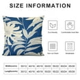 thumbnail image 6 of Nawypu  Summer Tropical Pillow Cover Hawaiian Monstera Palm Leaf Black White Geometric  Decorative Throw Pillow Case Cushion Cover for Bedroom Sofa Couch Chair Office 2pcs, 6 of 6