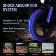 thumbnail image 2 of 14 inch Foldable Electric Bike for Adults, 500W Peak Motor Mini Commuter Ebike, UL2849, 20MPH, 35Mi Range, 432Wh Battery in Rear Basket, 2 of 10