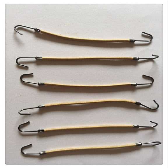 MLINS 15 Pieces Elastic Bands Hair Styling Ponytail Hooks Women Hair Accessories (Black, Brown and Beige)