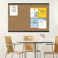 thumbnail image 4 of Quartet Prestige 2 Magnetic Cork Bulletin Board, 4' x 3', Black Finish Aluminum Frame, 4 of 5
