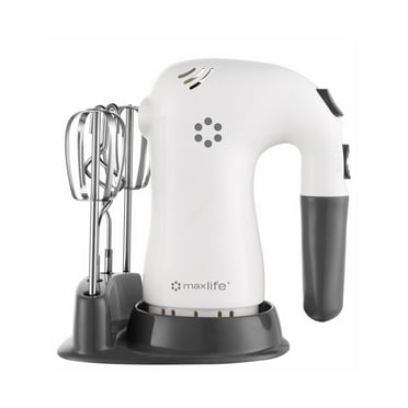 Max Life Hand Mixer with Convenient Beater Stand – 5-Speed Electric Mixer with 150W Power