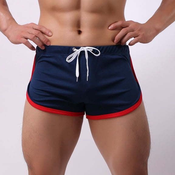 Vedolay Men Shorts 2023 Men's Shorts Casual Summer Beach Drawstring Cotton Short with Pockets and Elastic Waist,White XL