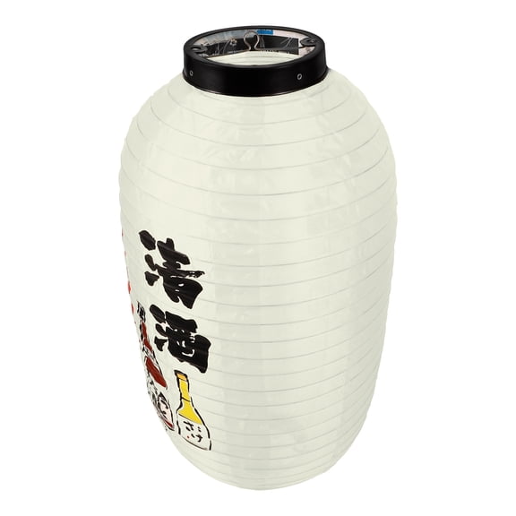 Raindrops 1Pack Iron Lantern Japanese With Beige Silk For Home Decor And Christmas Celebration