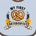 thumbnail image 4 of Inktastic My First Oktoberfest with Pretzel and Banner Boys or Girls Baby Bib, 4 of 4