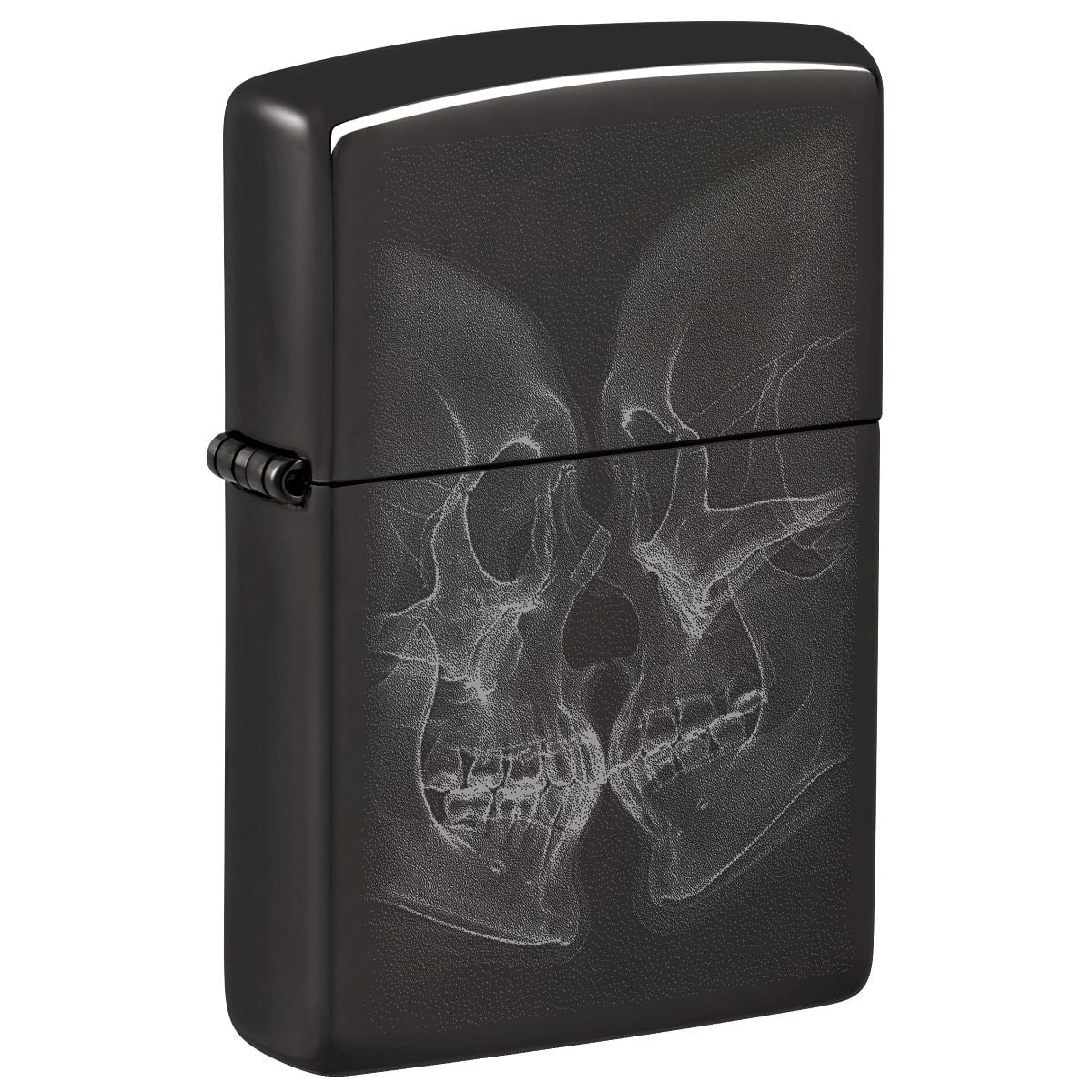 Zippo Pocket Lighter Engraved Flame Icon Black Matte - Walmart.com