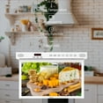 thumbnail image 2 of SYLVOX 15.6inch Kitchen TV, Flap-Down Under Cabinet Television, 1080P FHD Smart Android TV with Google Assistant, 2 of 6