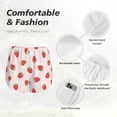 thumbnail image 6 of Lsque Strawberry Printed Women's Running Shorts with Liner Pockets,Elastic Quick Dry Workout Athletic Gym Yoga Shorts,Womens High Waist Shorts-Small, 6 of 9
