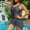 Gray, variant on Sakmal One Piece Swimsuit See Through with Wrap Tummy Control Gray Swimsuit Mesh Swimwear