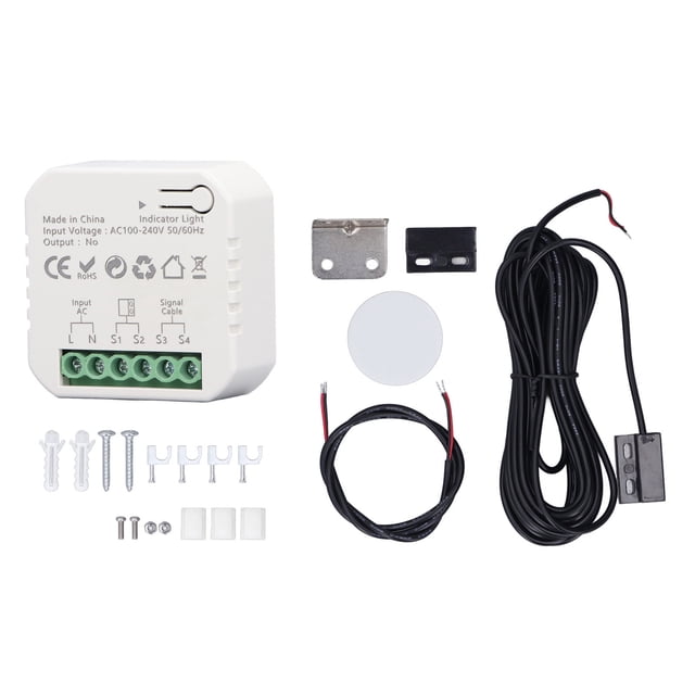 Kit de apertura de puerta de garaje inteligente para Tuya Zigbee APP, control remoto WiFi, control por voz, deslizante, 100-240 V