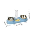 thumbnail image 3 of Qholemyo Multi Purpose 2 In 1 Pet Bowl Pet Food Bowl Food Water Feeding Bowl For Cats And Dogs, 3 of 6