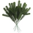 thumbnail image 1 of Christmas Greenery，Christmas Tree Picks，Pine Branches Faux Stems Picks Picks For Christmas Picks 24 PCS Artificial Branches Christmas Tree Filler Branches Christmas DIY Decorating Christmas DIY, 1 of 9