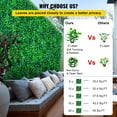 thumbnail image 5 of BENTISM Artificial Boxwood Panel Boxwood Hedge Wall Panel 14PC 20x20" Garden Decor, 5 of 10
