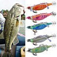 thumbnail image 3 of Squid Jigs Fine Texture Luminous Effect Sharp Hook Simulation Design High Flexibility Strong Catching Ability Bright Color Luminous Bait Squid Hook for Fishing, 3 of 7