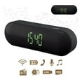thumbnail image 2 of Escape Platinum SPBT009 Bluetooth Speaker Radio Alarm Clock Dual Alarm FM Micro SD USB Black, 2 of 3