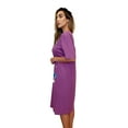 thumbnail image 2 of Just Love Short Sleeve Nightgown Sleep Dress for Women (Purple - Dreamy, X-Large), 2 of 3
