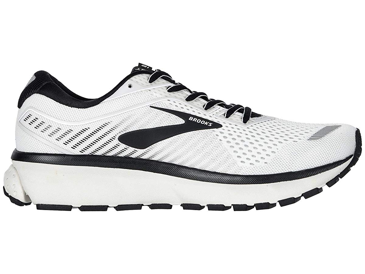 Brooks Ghost 12 White Grey Black Walmart