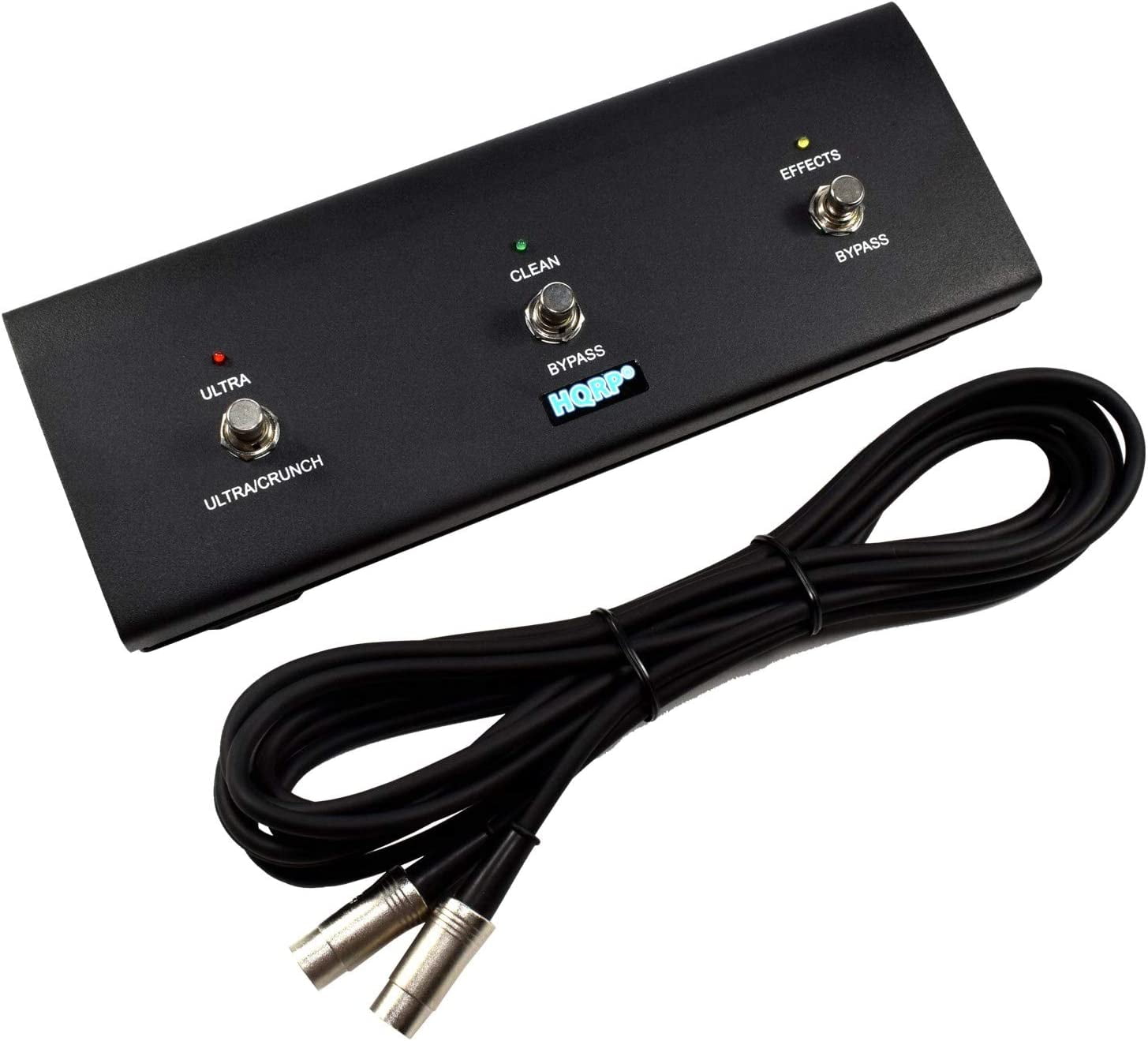 HQRP 3Button Guitar Amp Footswitch Works with Peavey 03572680