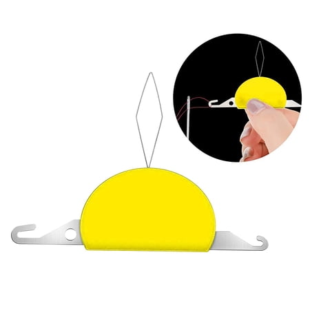 3 Threader Wire Loop DIY Threader Hand Machine Sewing Tool Yellow ...