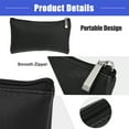 thumbnail image 5 of Vocoste Travel  Makeup Bag Makeup Brush Holder Cosmetics Storage Bag Portable Black PU Leather, 5 of 7