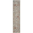 thumbnail image 2 of Nourison Parisa Floral French Country Grey 2'3" x 10' Area Rug, Plush, Bedroom, Kitchen, Living Room, 2 of 7